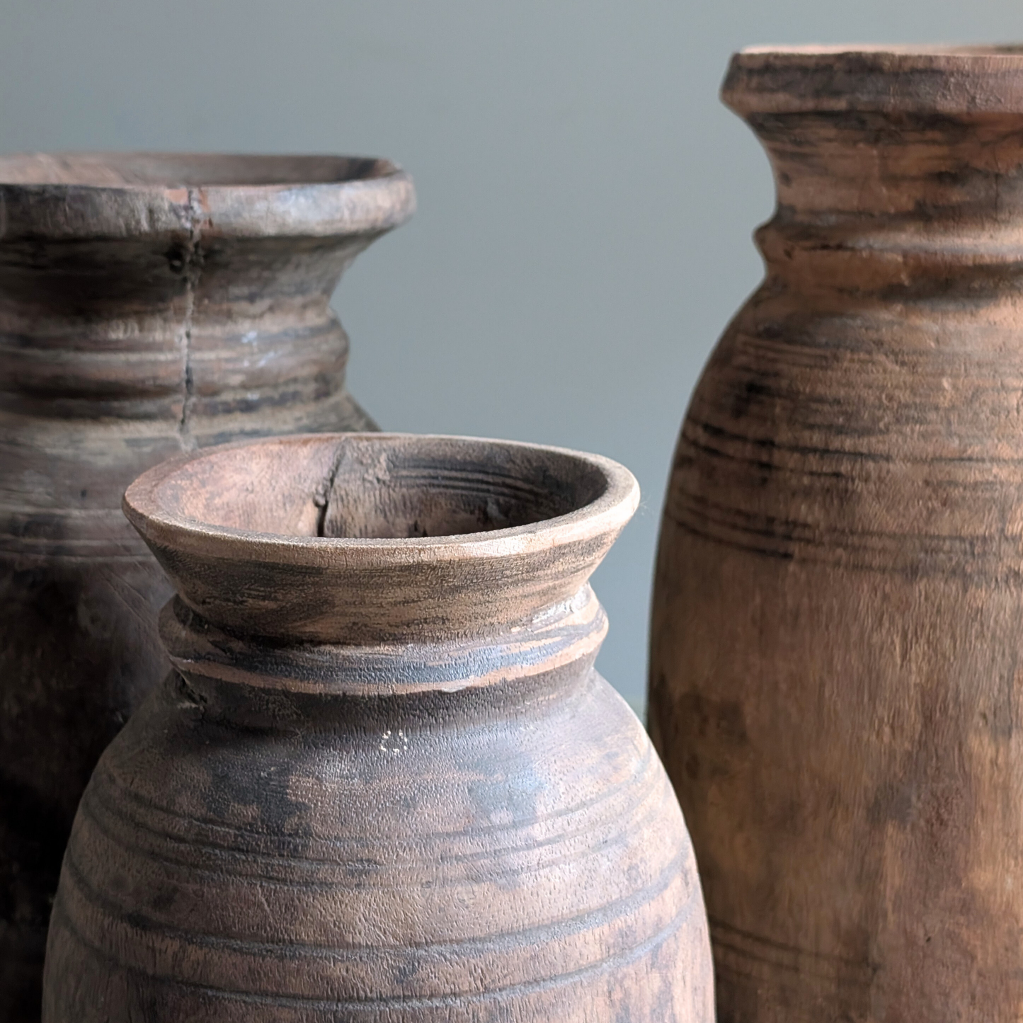 Nepalese Curd Vases