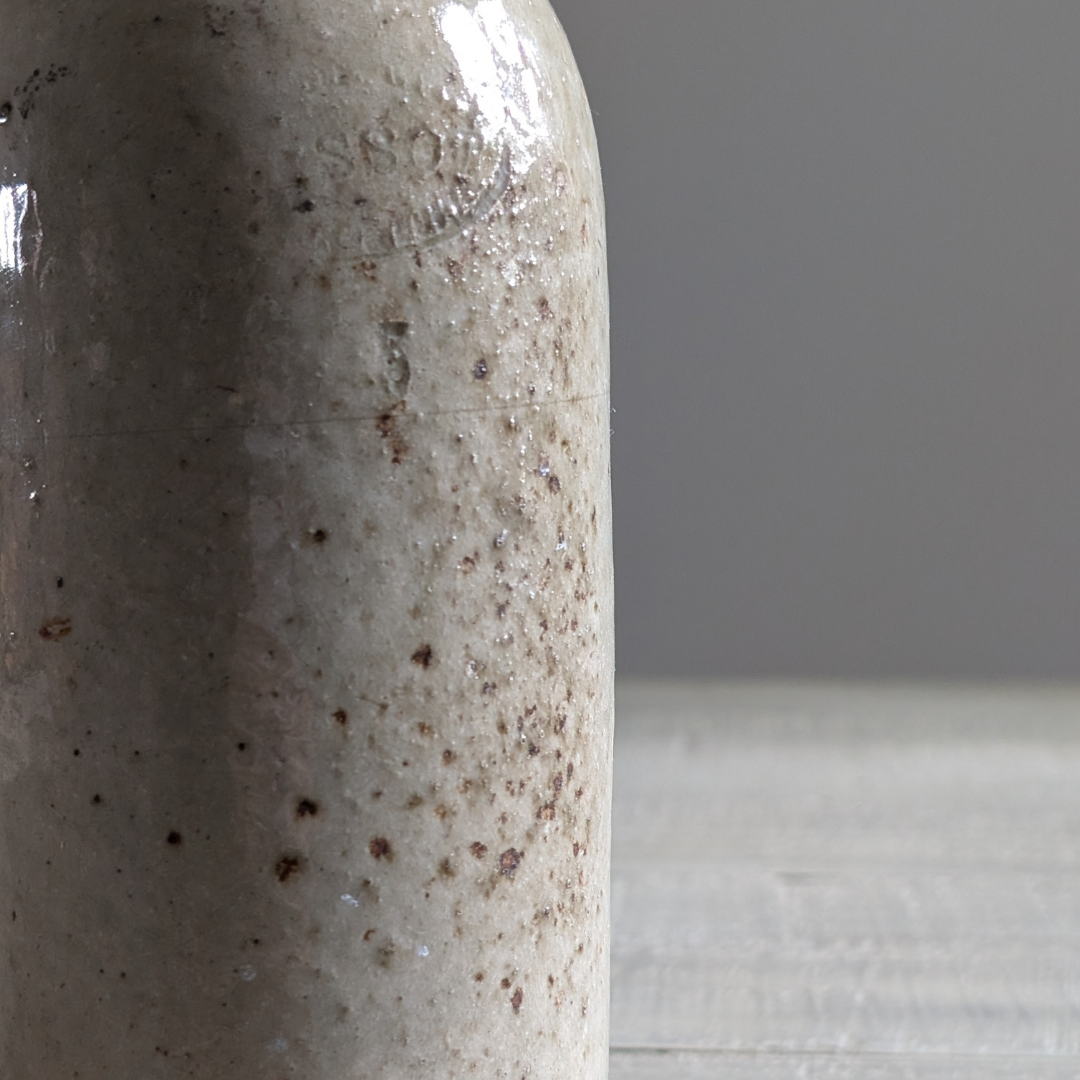 Vintage French Stoneware Bottle