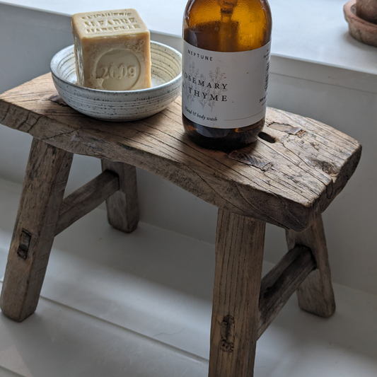 Reclaimed Wood Milking Stools