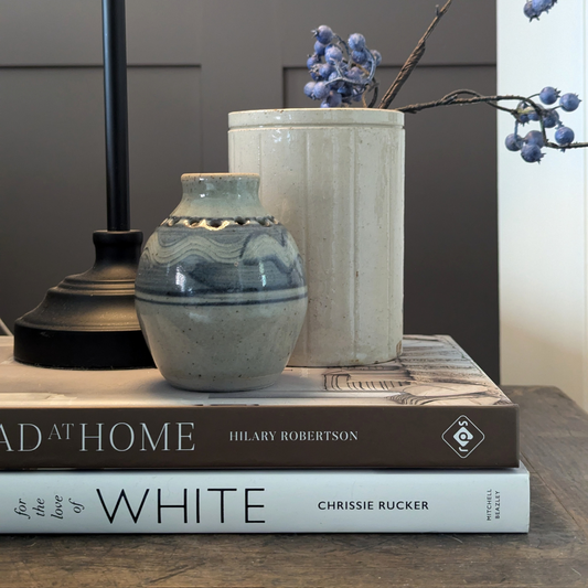 Studio Pottery Blue Pot