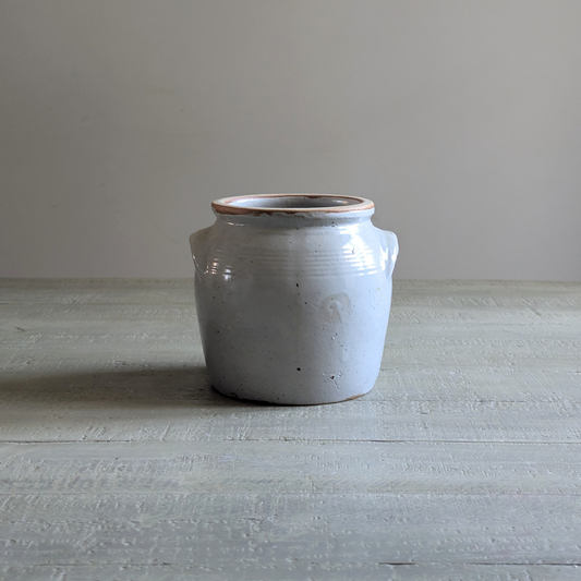 Small Grey Confit Pot