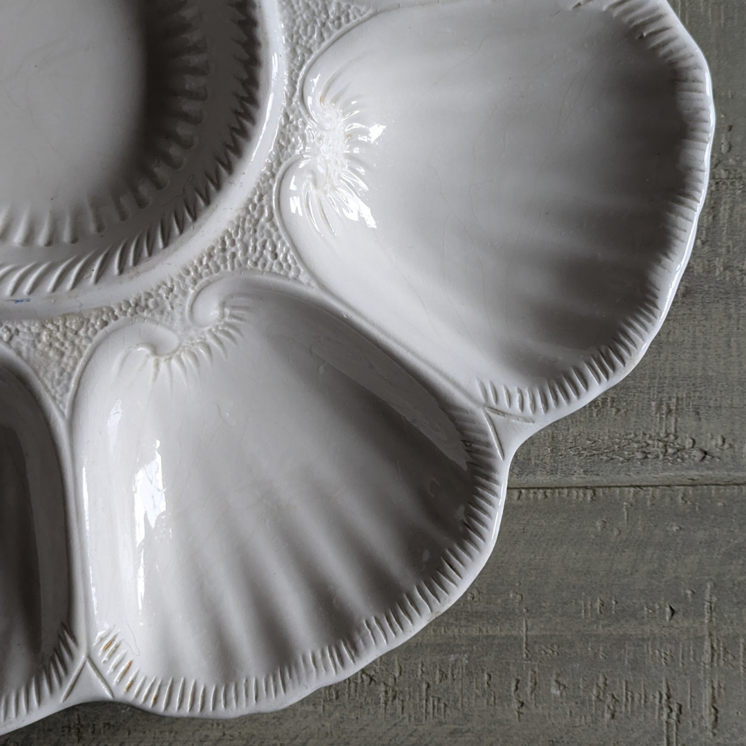Large Italian Oyster Plate