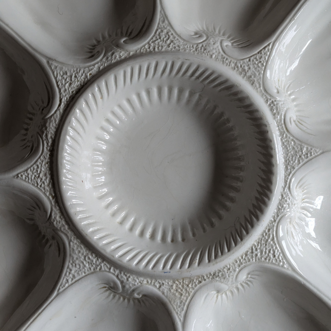 Large Italian Oyster Plate