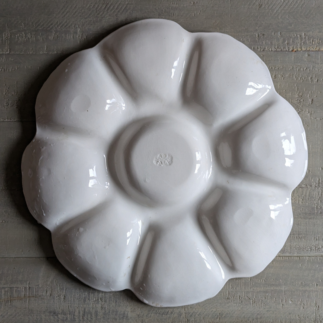 Large Italian Oyster Plate