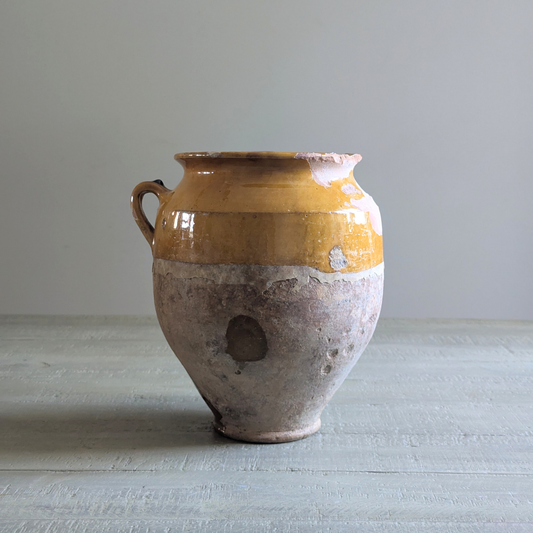 Medium Yellow Confit Pot