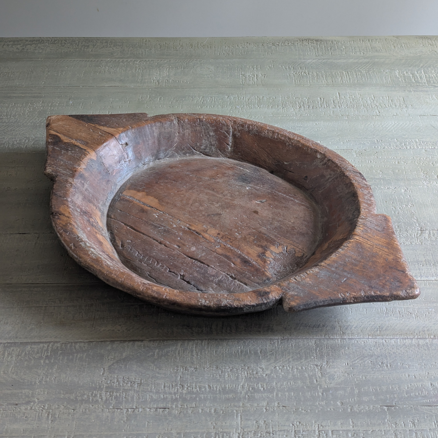 Dark Wooden Chapati Bowl