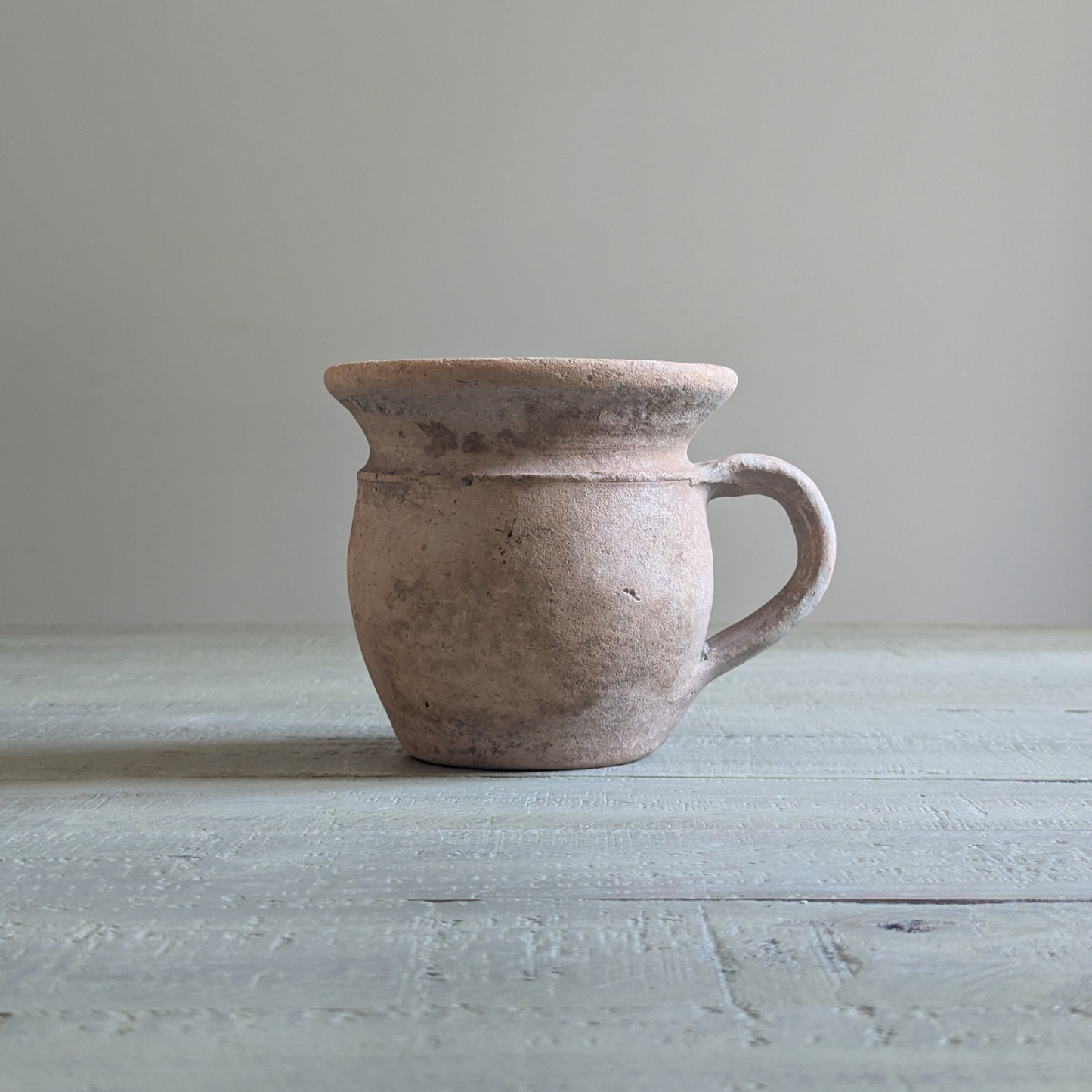Small French Terracotta Handled Pot