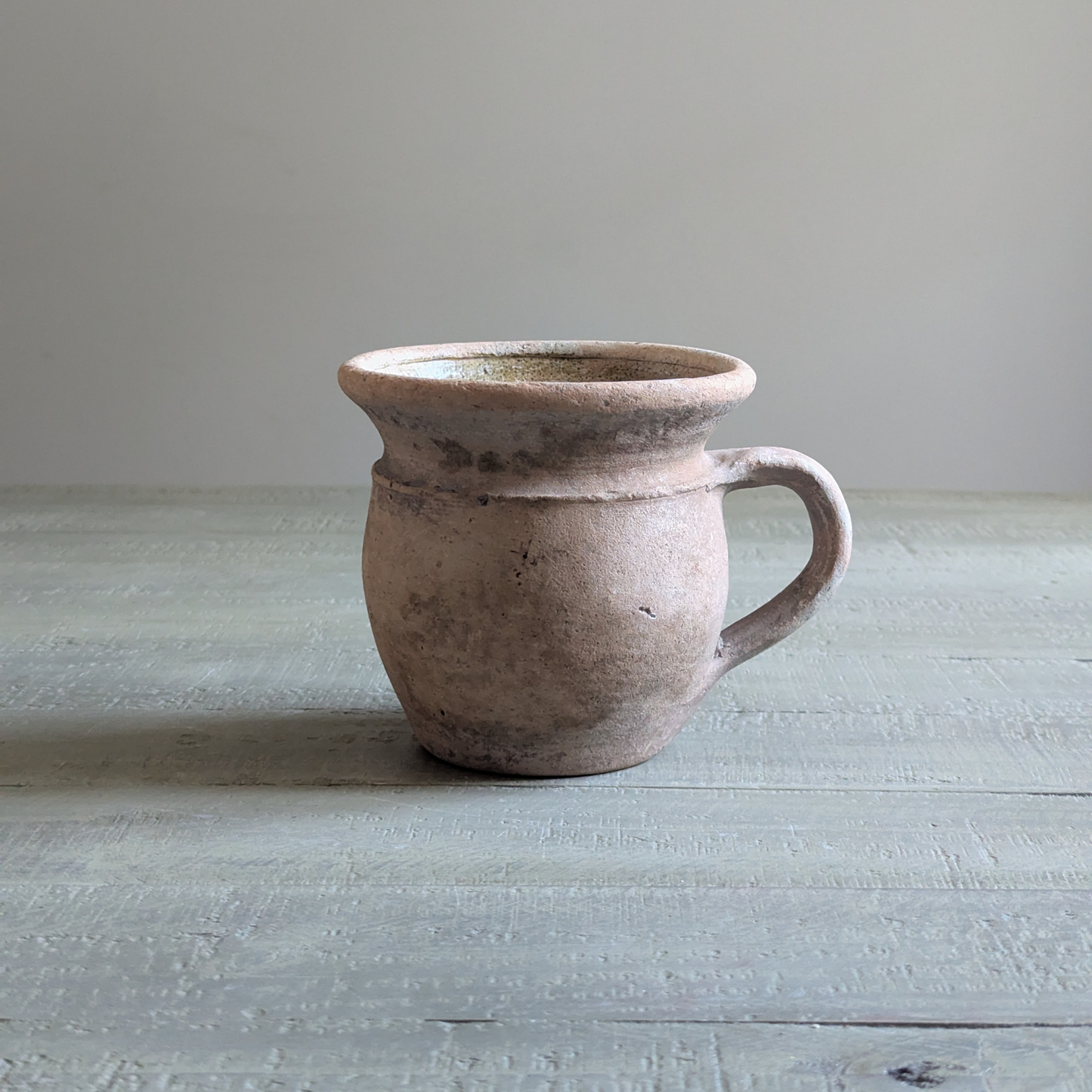 Small French Terracotta Handled Pot