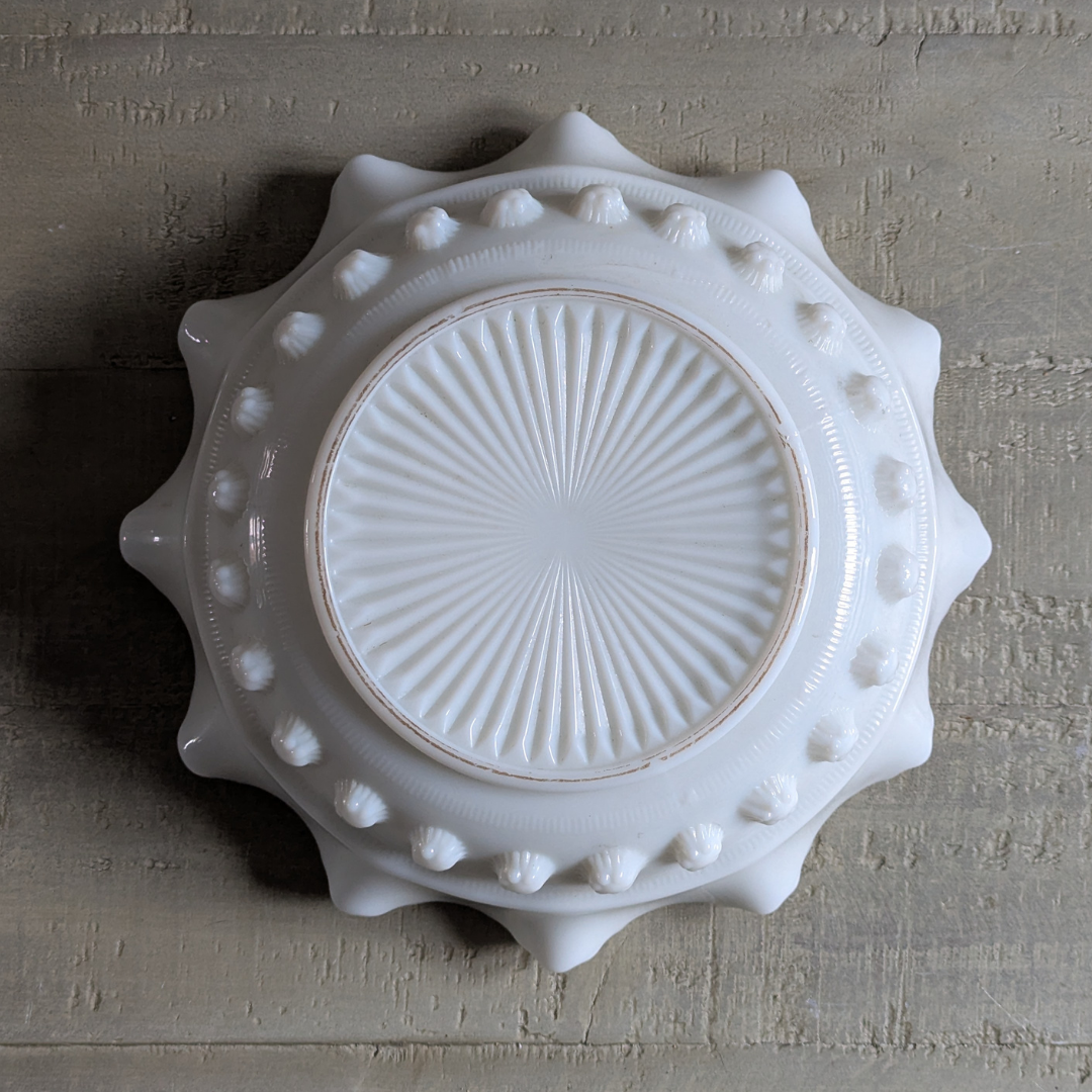 Milk Glass Bowl