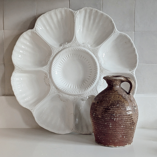 Large Italian Oyster Plate