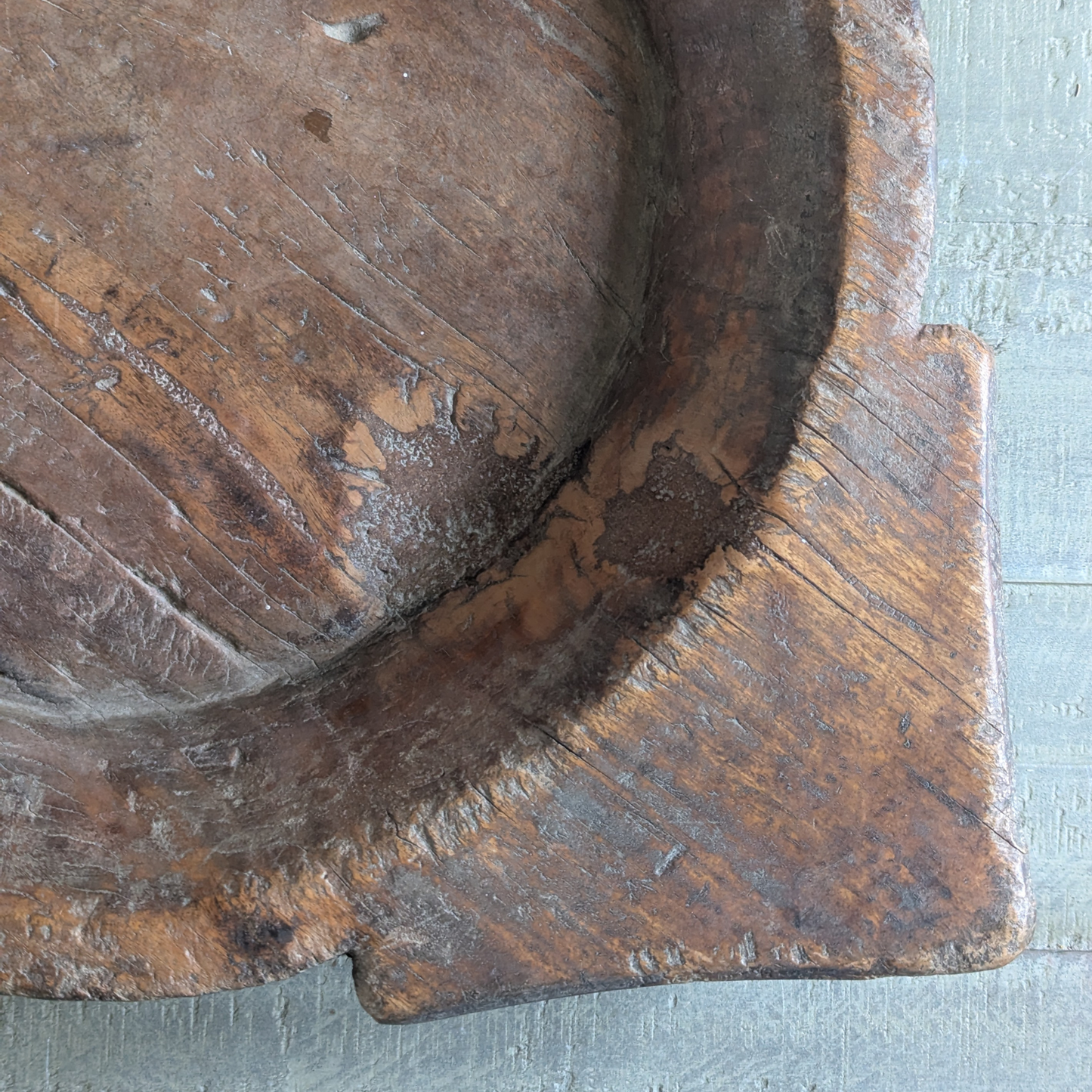 Dark Wooden Chapati Bowl