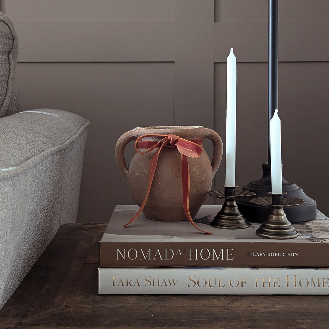 Metal Scallop Candle Holder