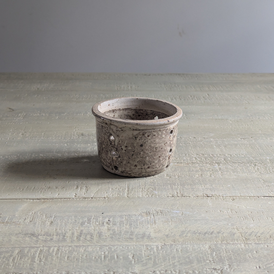 Speckled Grey Cheese Strainer