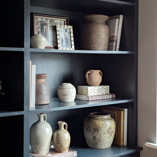 Medium White/Grey Ginger Jar