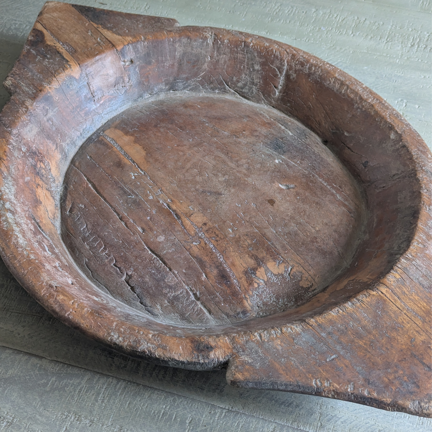 Dark Wooden Chapati Bowl
