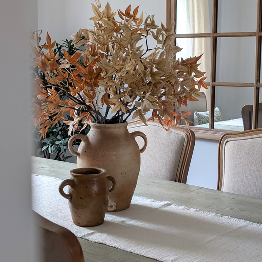 Large Double Handled French Pot