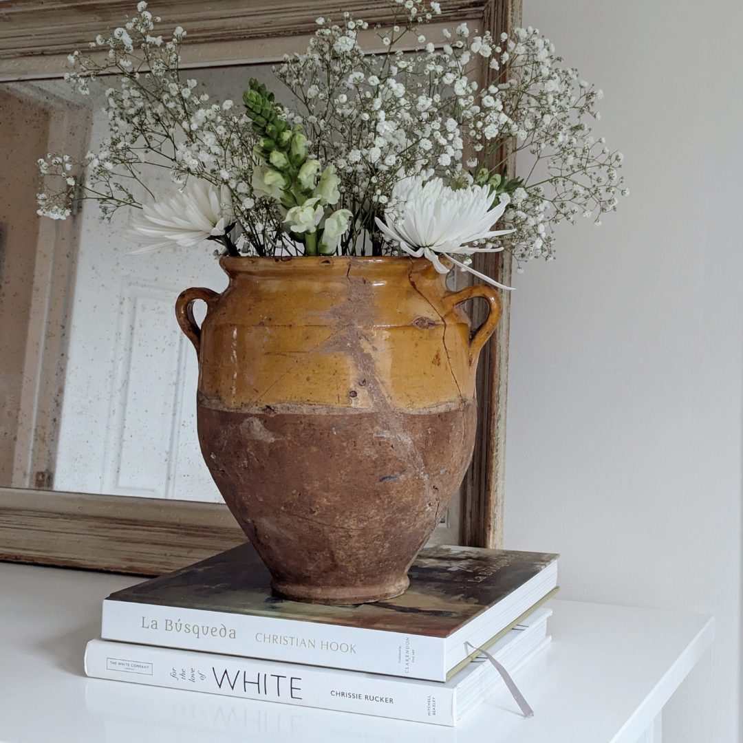 Medium Yellow Confit Pot
