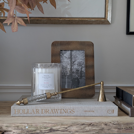 Art Deco Brass Candle Snuffer