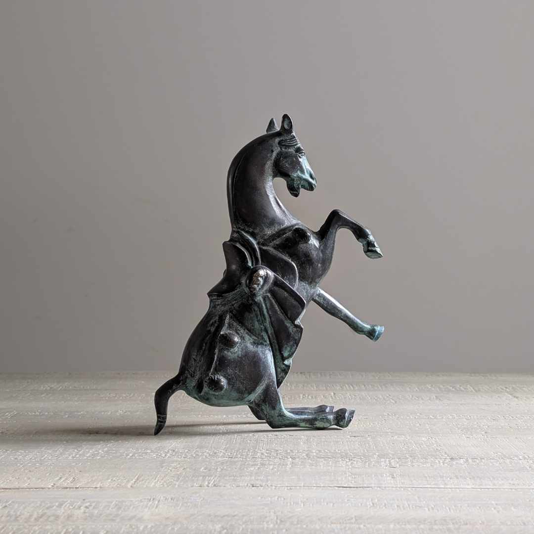 Cast Iron Horse Sculpture