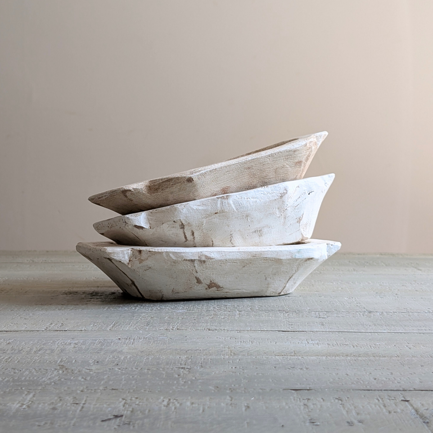XS Whitewashed Dough Bowl