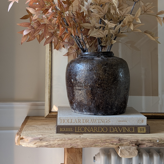 Dark Brown Chinese Rice Wine Pot