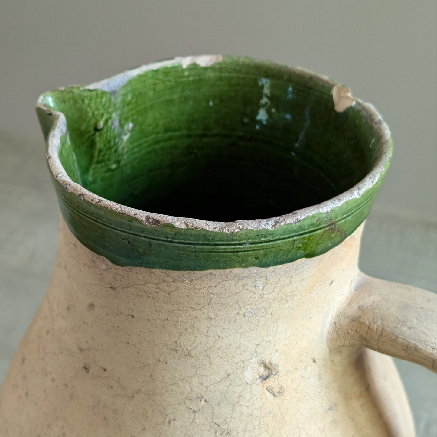 Green Glazed Cotswold Jug