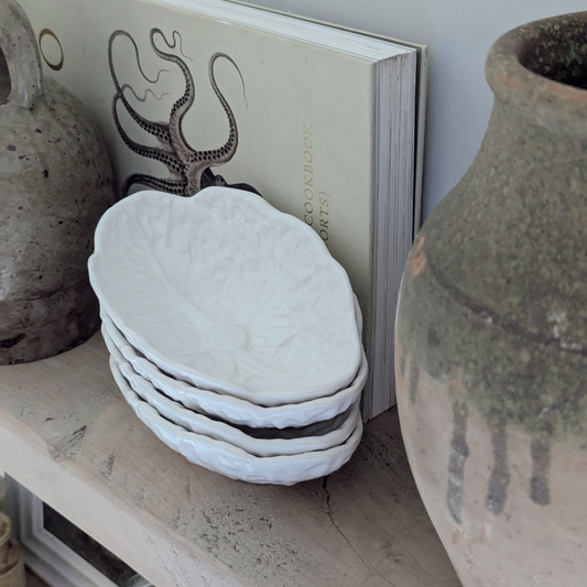 Small White Cabbage Bowls