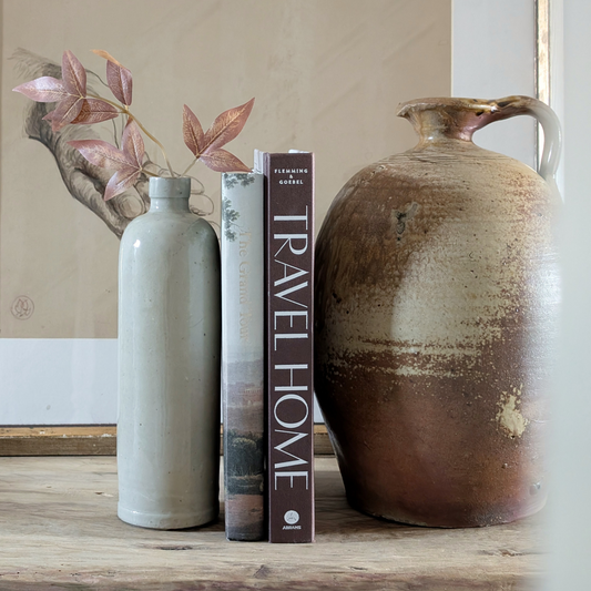 Vintage Cream Glazed Bottle