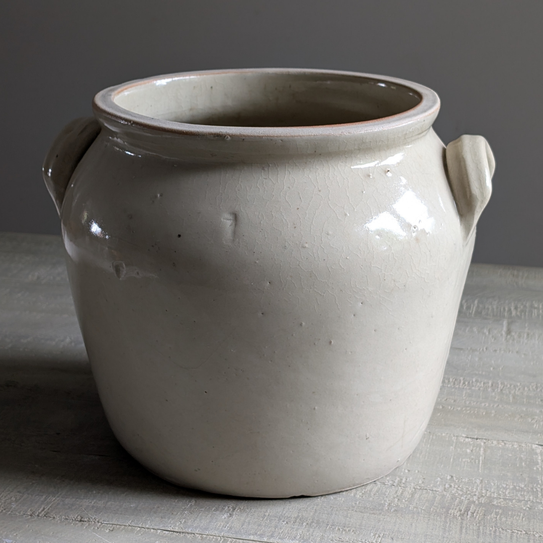 XL Off-White Confit Pot