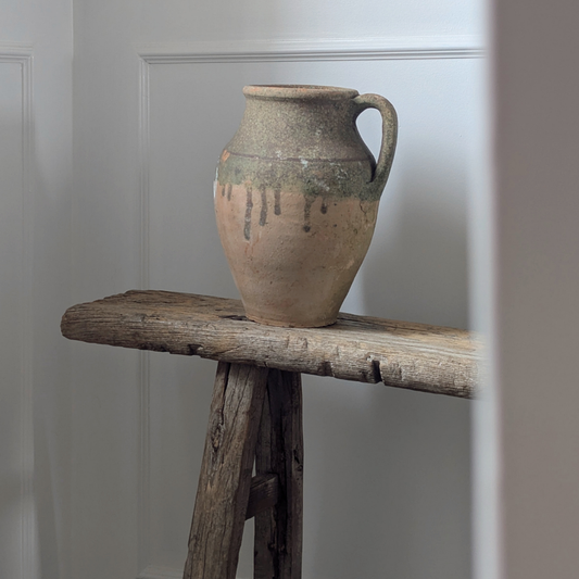 Small Green Glaze Turkish Pot