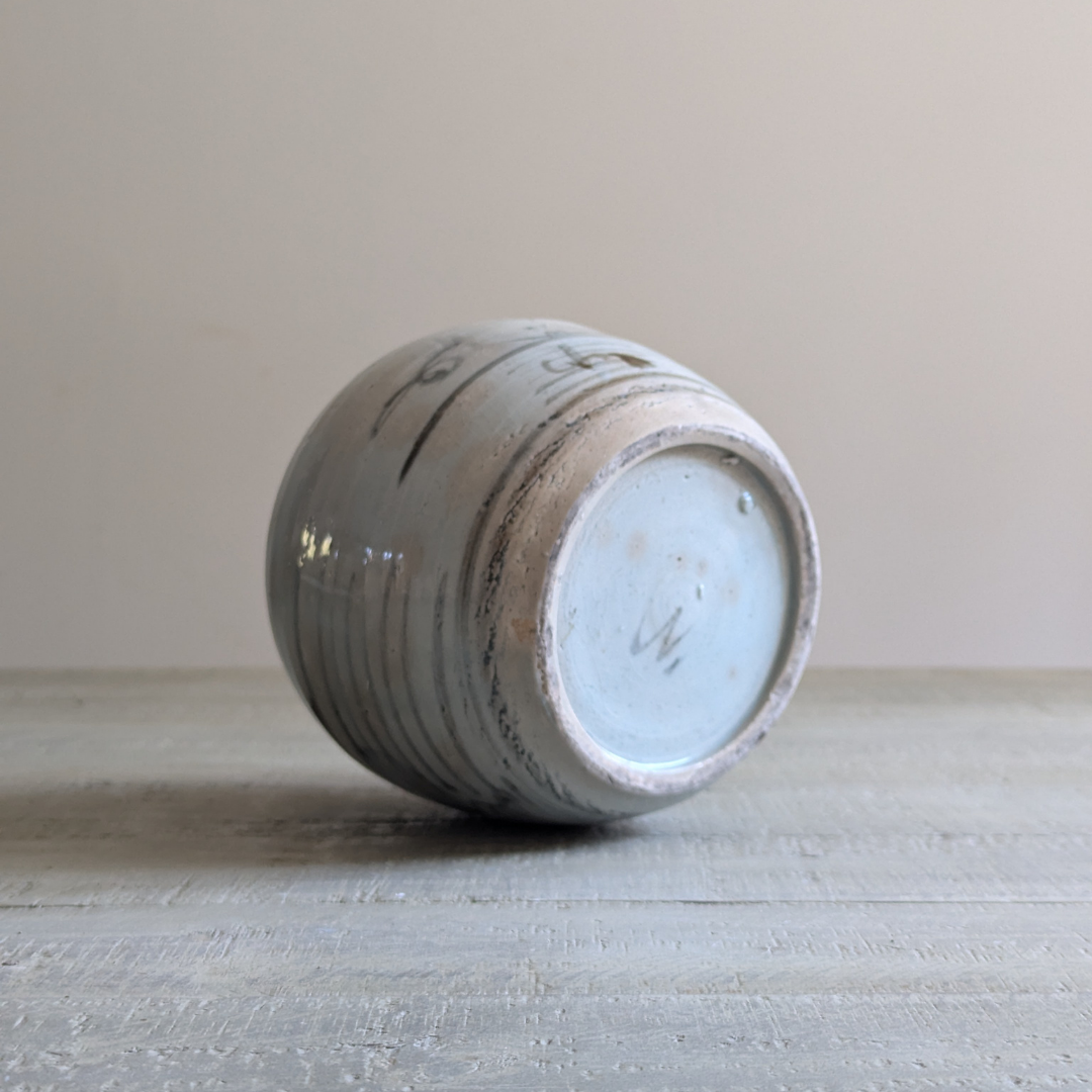 Large Grey Ginger Jar