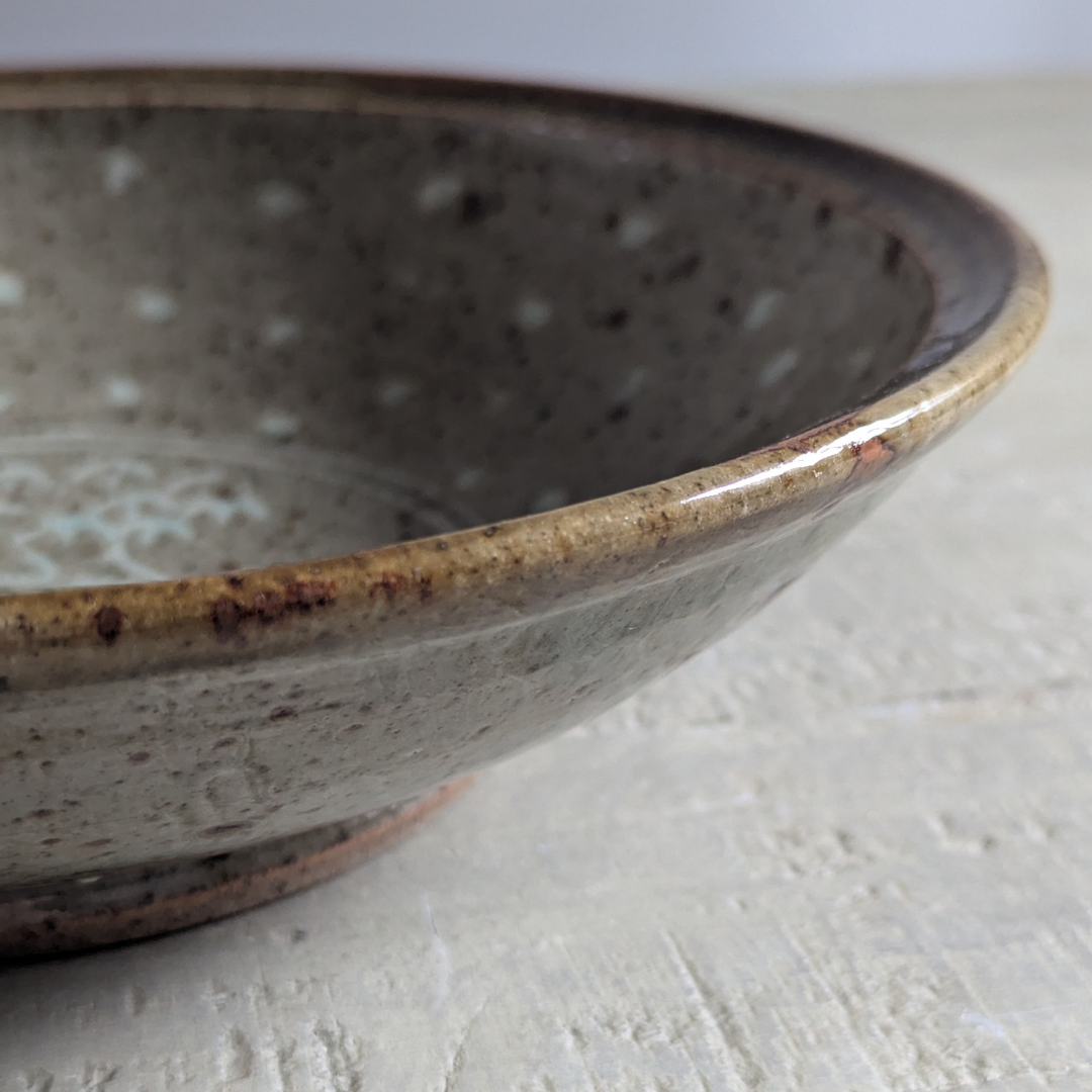 Studio Pottery Tree Bowl