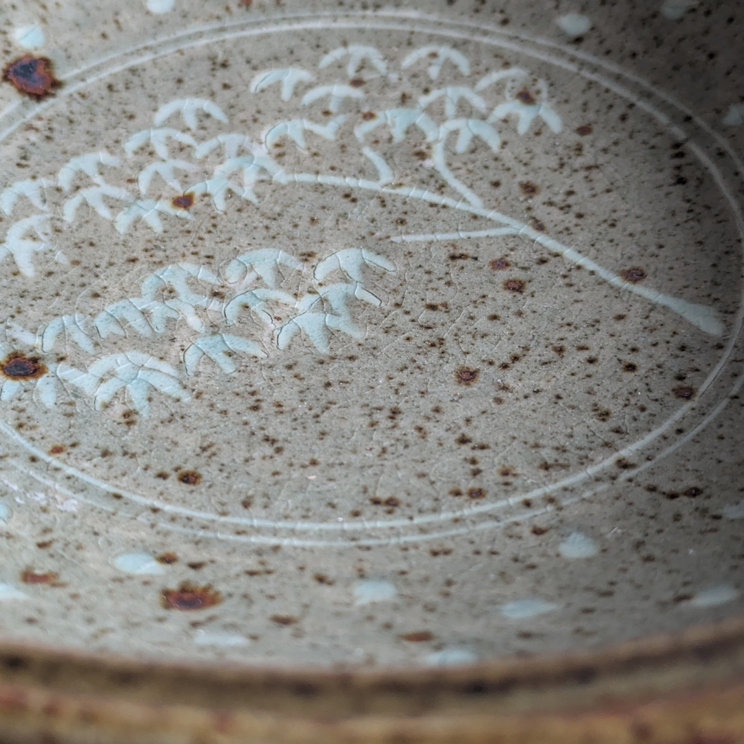 Studio Pottery Tree Bowl