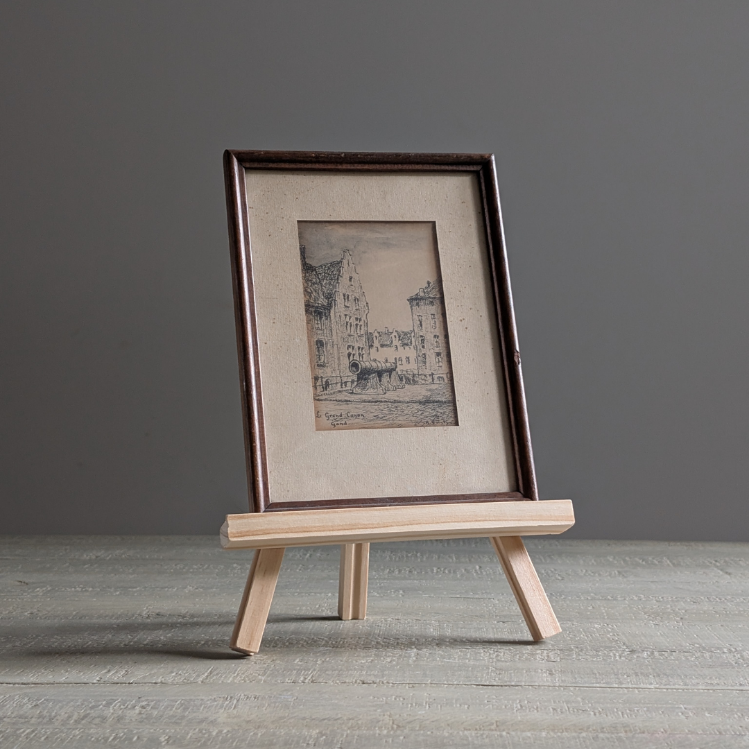 Small Framed Bruges Artwork
