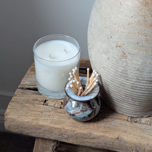 Small Studio Pottery Matchstick Pot