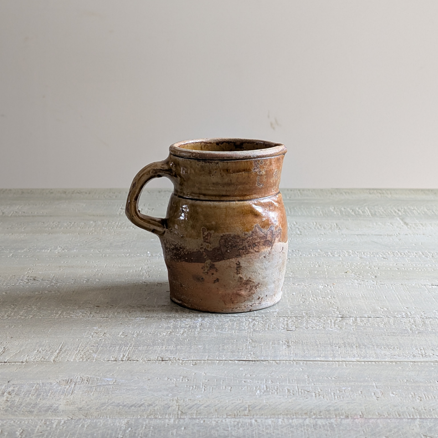 Small Orange Glazed French Jug