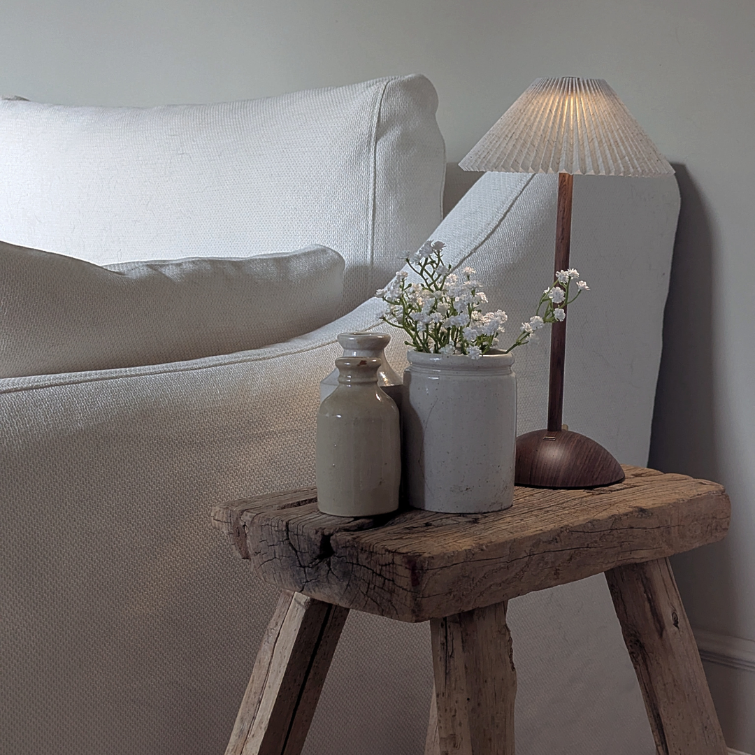 Small White French Pot