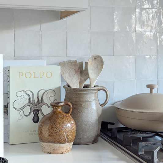 Small Burnt Orange Speckle French Jug