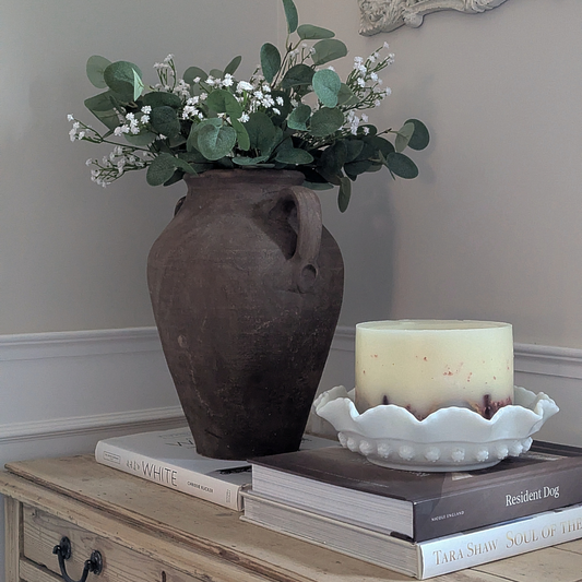 Medium Double Handle Brown Turkish Pot