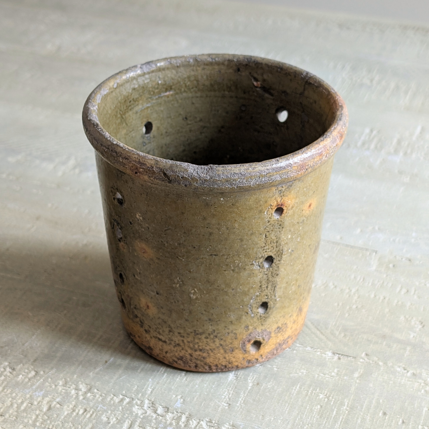 Tall Green Cheese Strainer