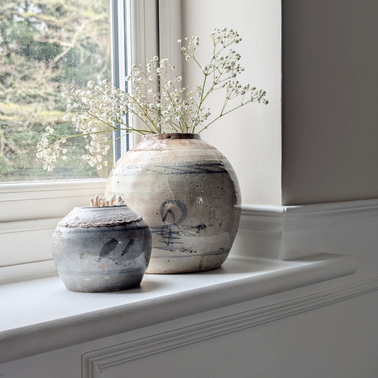 Small Blue/Grey Ginger Jar