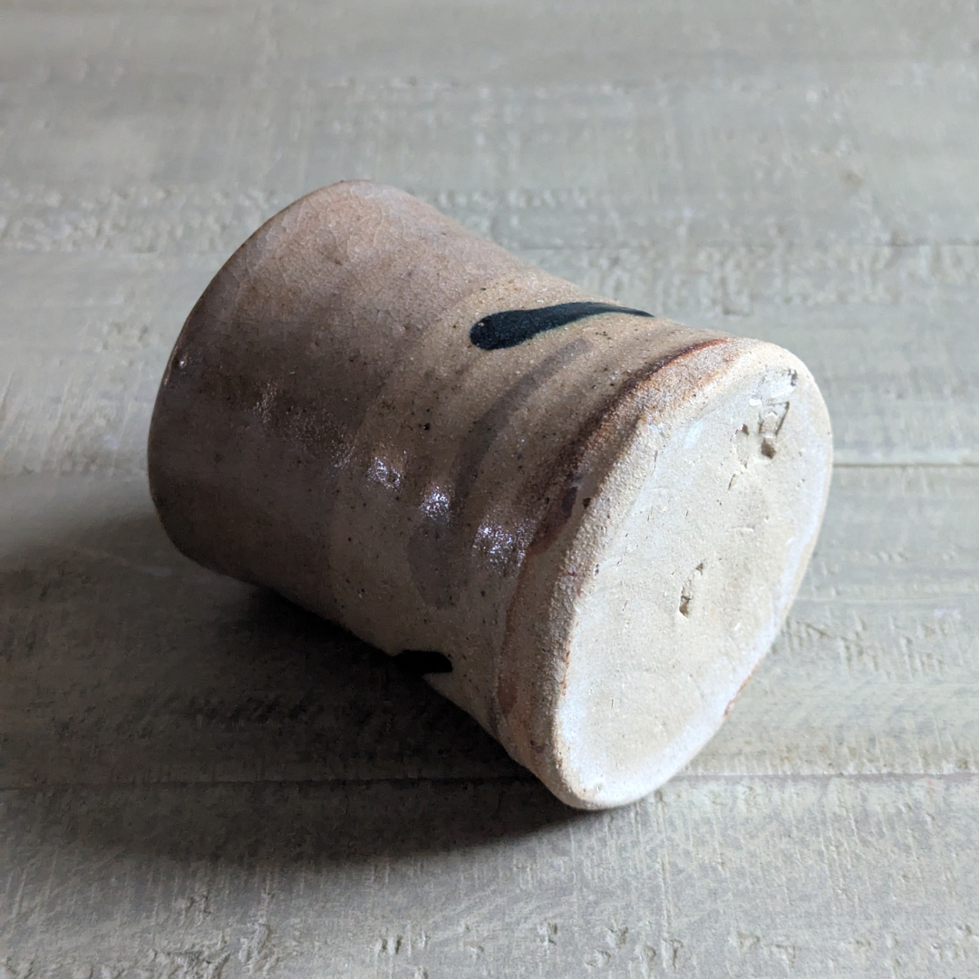 Studio Pottery Beige Utensil Pot
