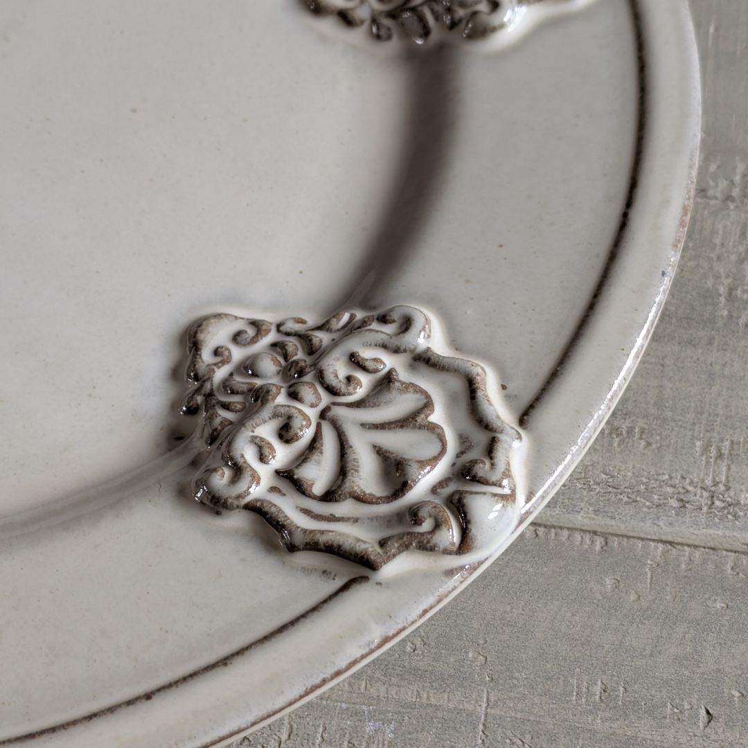 Large White Display Plate