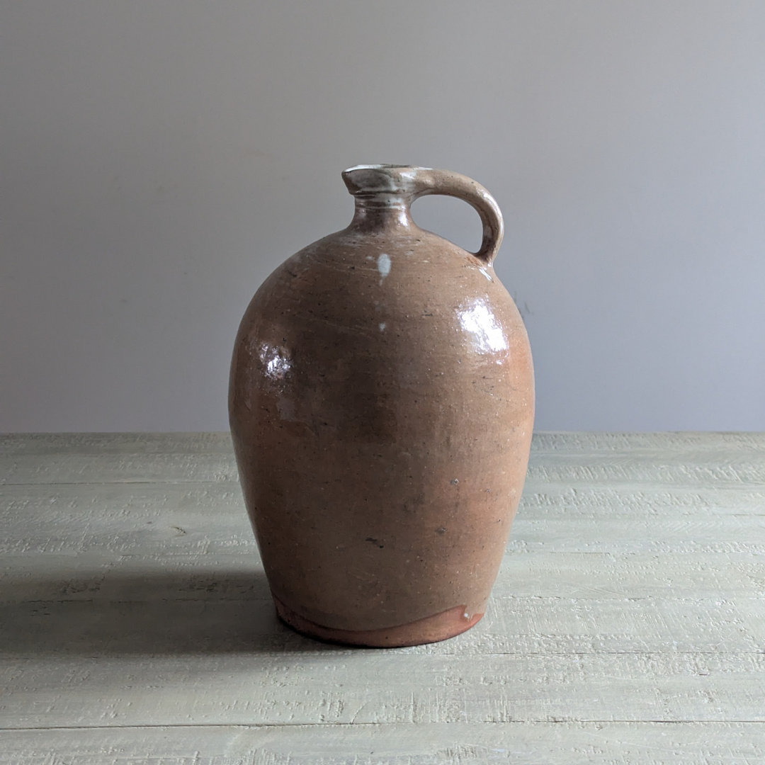 Large Brown Glaze French Jug