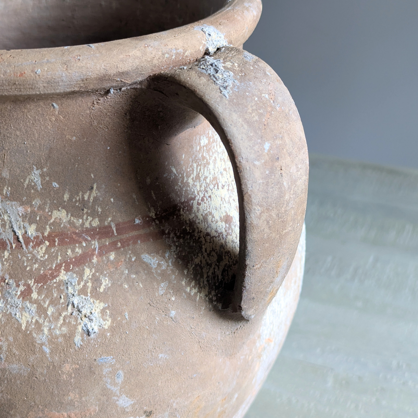 Large Beige Turkish Pot