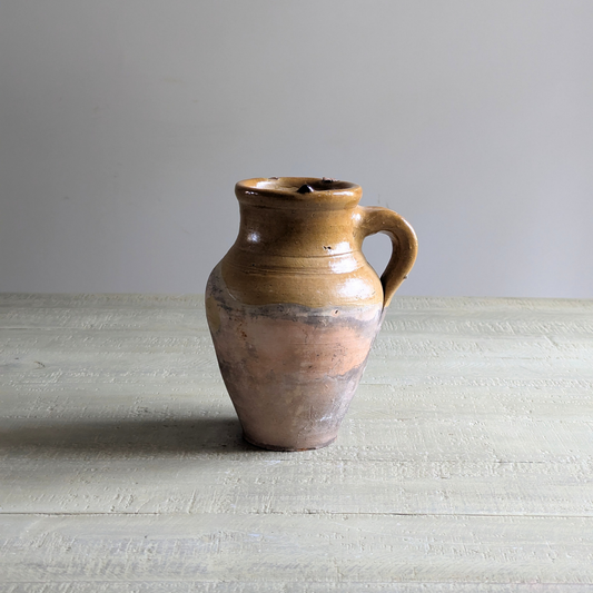 Small Yellow Glazed Turkish Pot