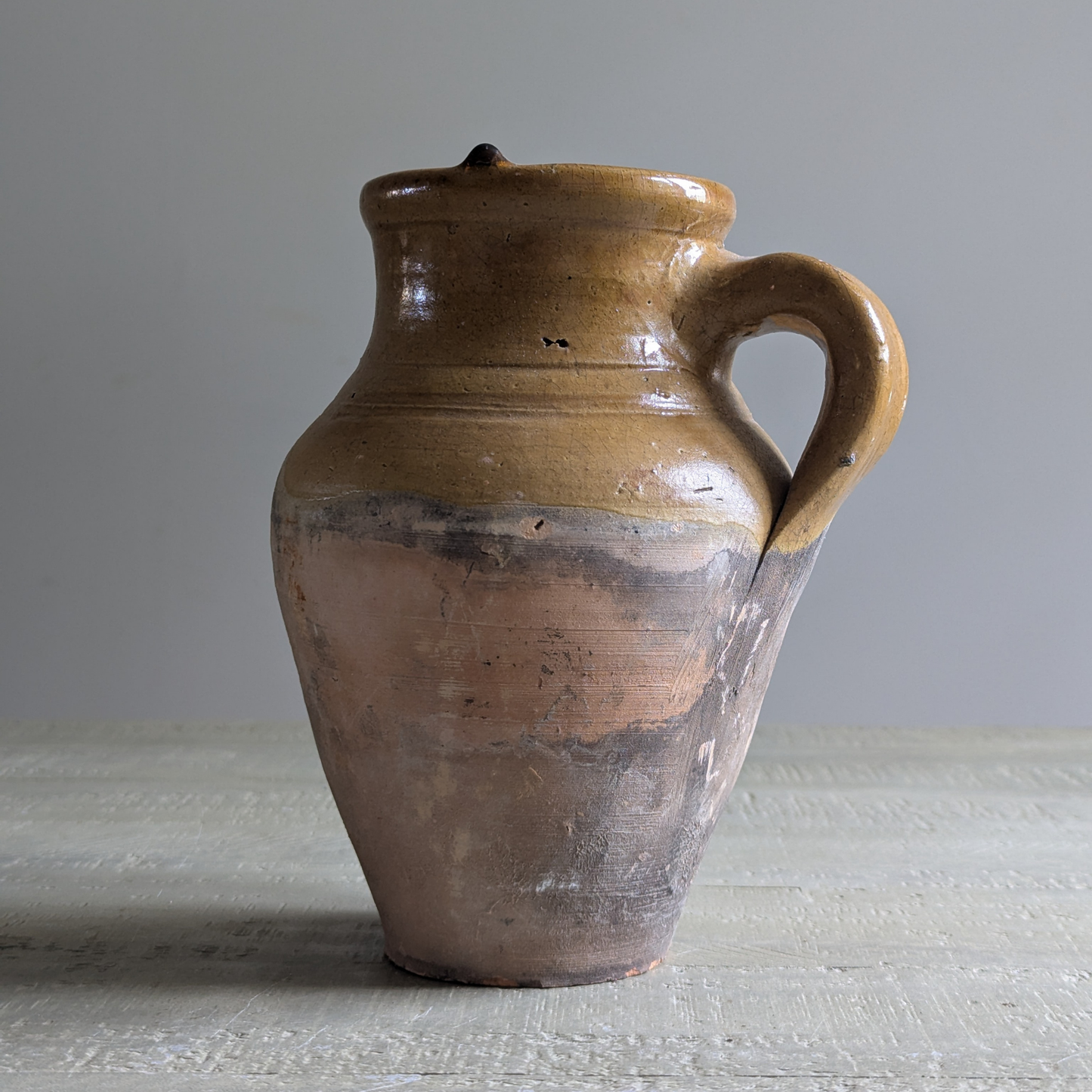 Small Yellow Glazed Turkish Pot