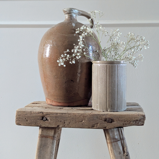 Large Brown Glaze French Jug
