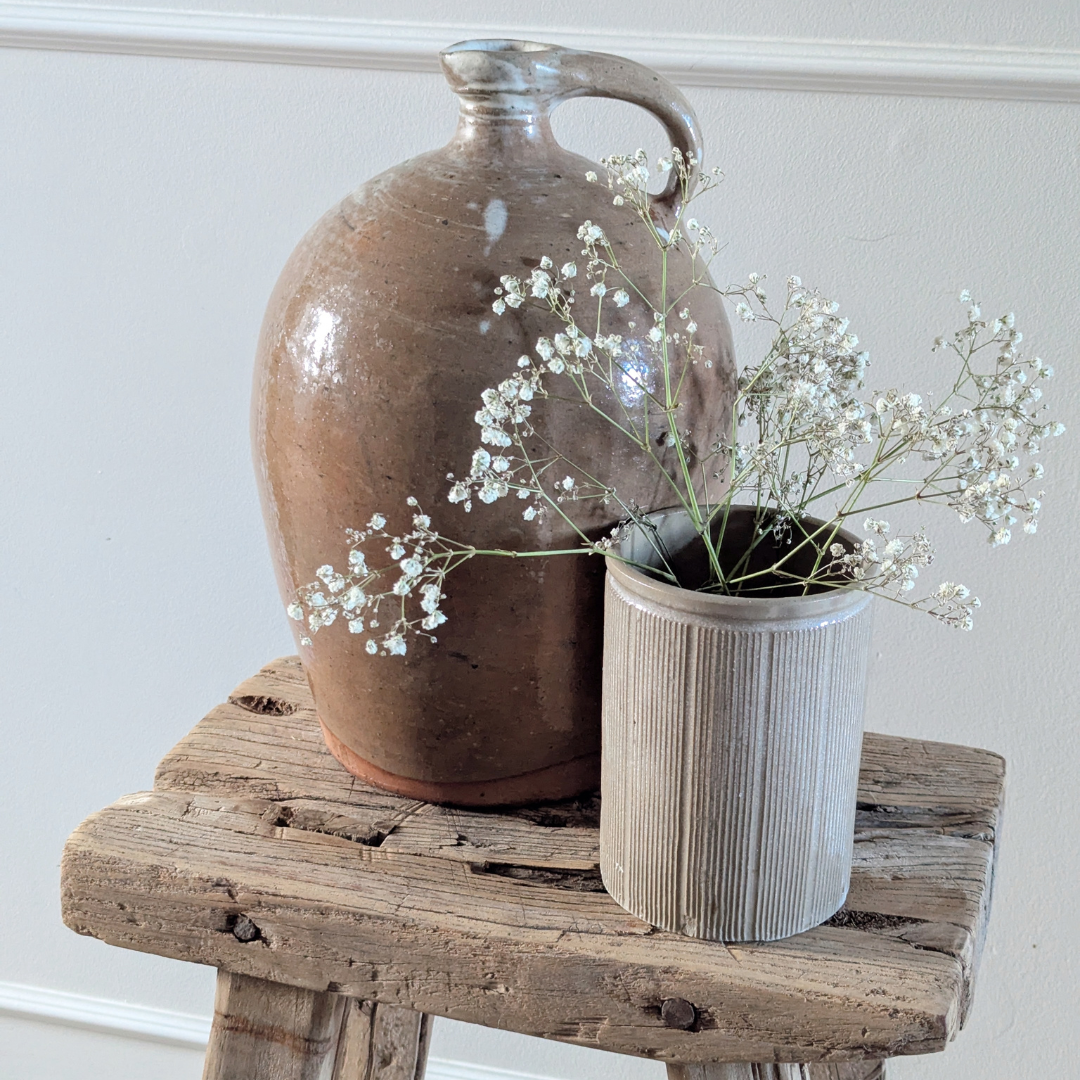 Large Brown Glaze French Jug