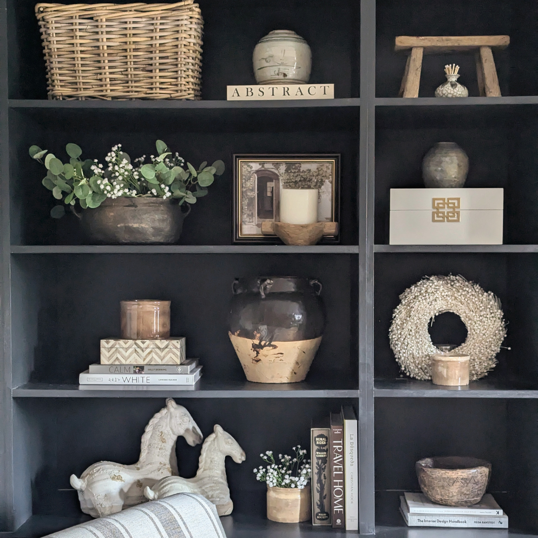 Large Brown French Mottled Pot
